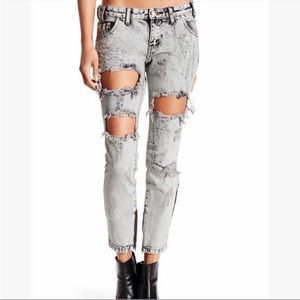 One Teaspoon Trashed Free Birds 29 NWT